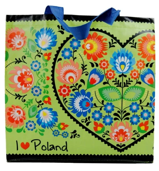 Tasche mit Pp Esy-Flores Herz Hellgrün
