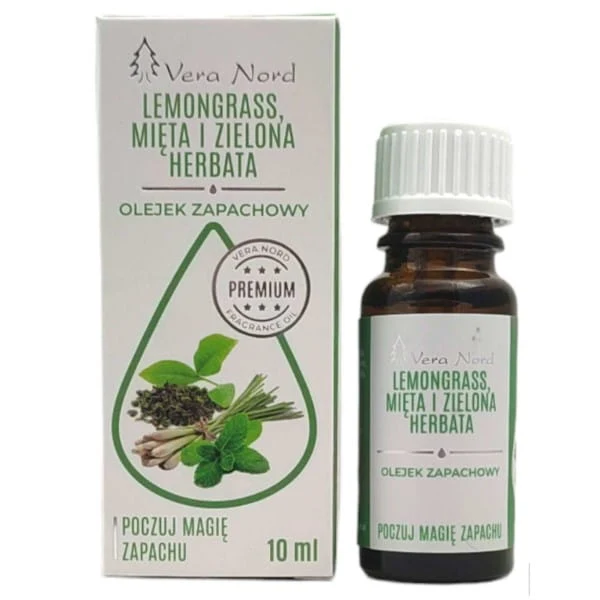 Vera Nord Zitronengras-Minze und Green.Her. Öl 10Ml
