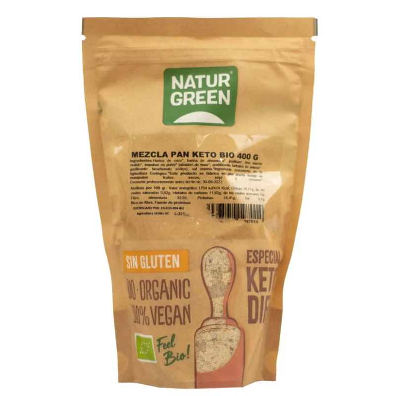 Brotbackmischung KETO NON-GRAD. BIO 400 g