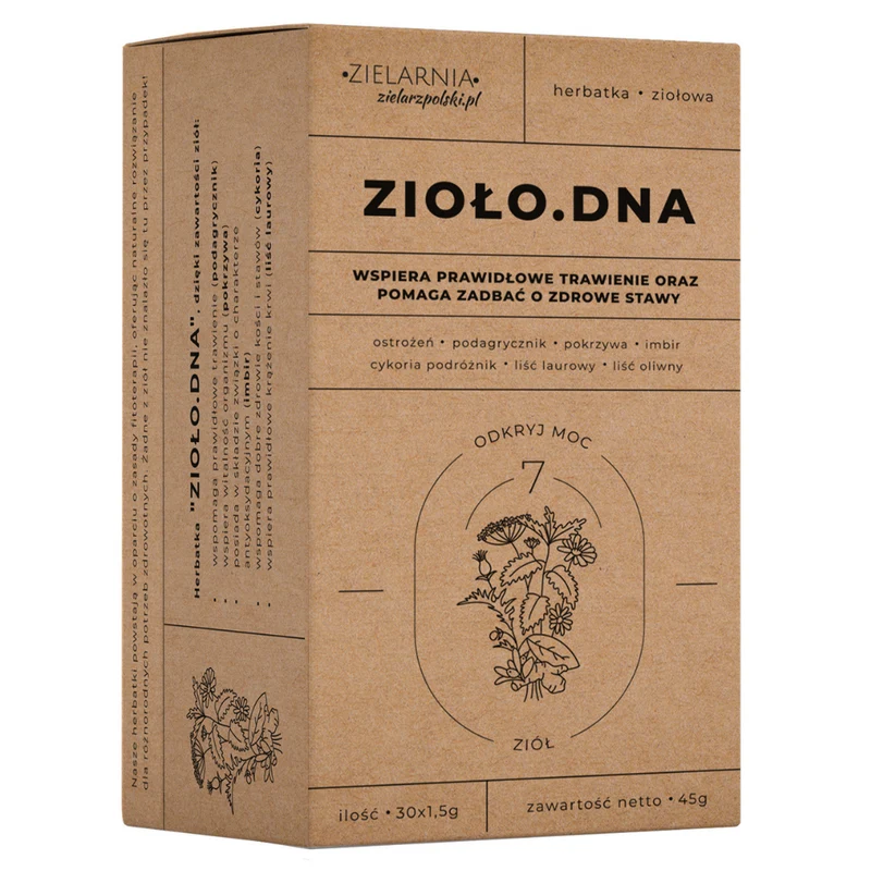 Herbs.DNA Fix 30x1.5g - Verdauungs- und Gelenkunterstützung ZIELARZPOLSKI.PL
