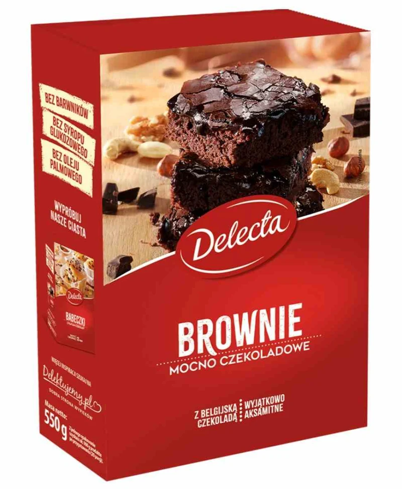 Delecta Brownie-Kuchen 550 g
