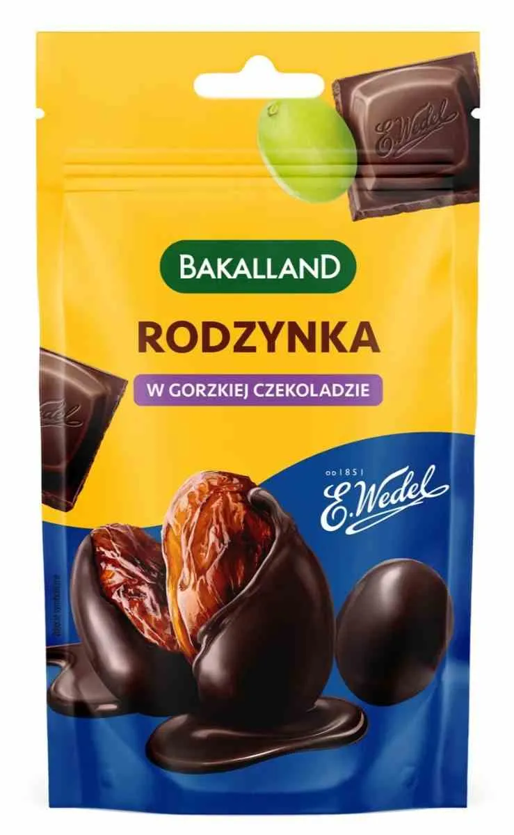 Bakalland Rosinen in dunkler Schokolade 62 g