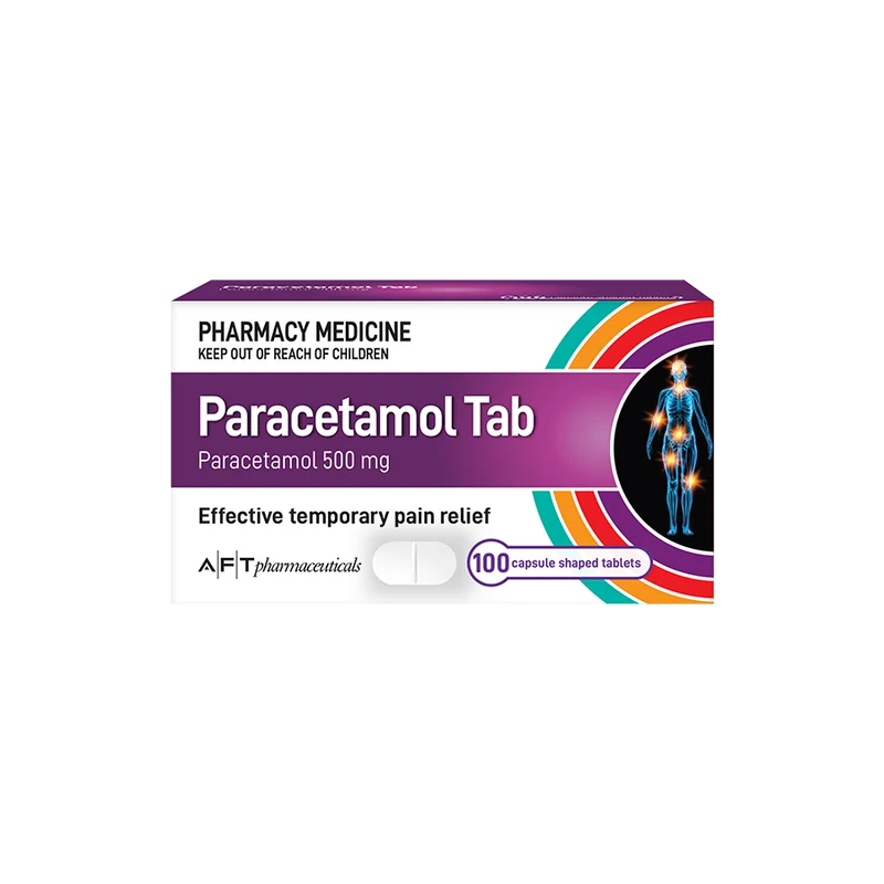 AFT Paracetamol Tablets 500 mg 100 Pack