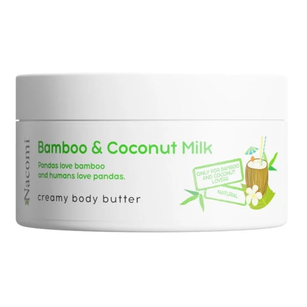 Nacomi Bambus und Kokosnussmilch Körperbutter 100