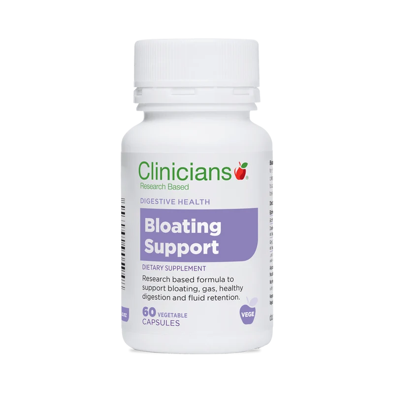 Clinicians Bloating Support Vege Caps 60 Capsules