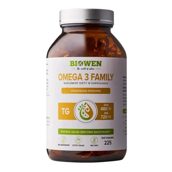 Biowen Omega 3 TG Familie 720 mg EPA 480 DHA 225 k