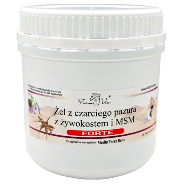 Farm-vix Black Claw Gel mit Resinoid und MSM forte