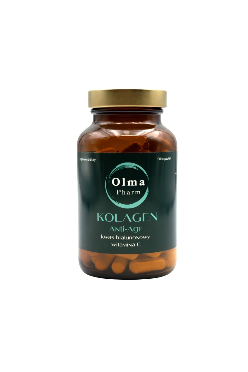 OLMA PHARM Collagen Anti-Age mit Hyaluronsäure und Vitamin C (90 Kapseln).