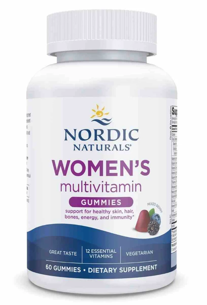 Nordic Naturals Multivitamin-Gummis für Frauen 60 Geleebohnen gemischte Beeren