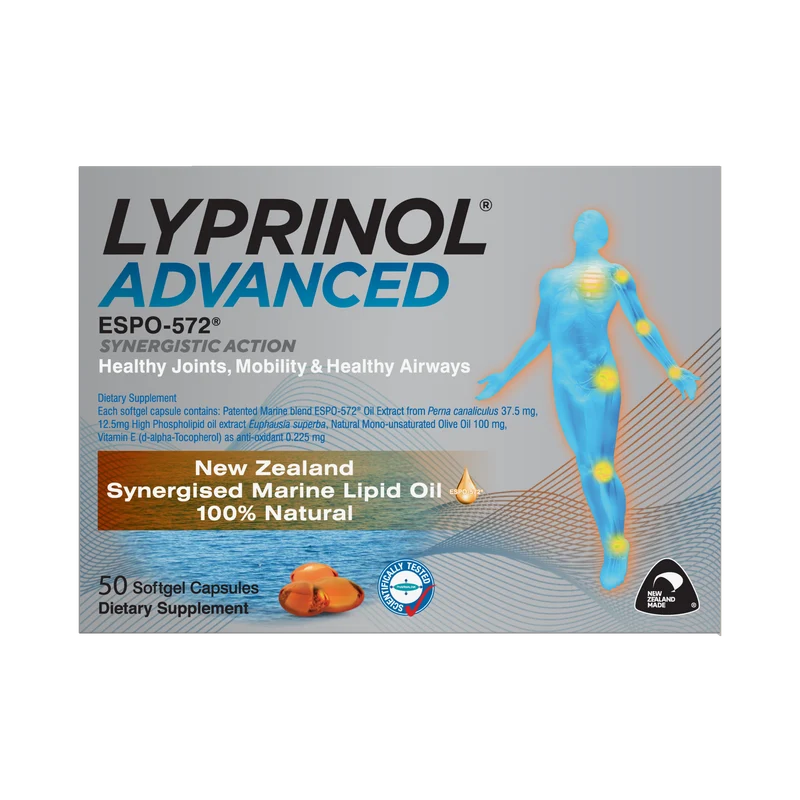 Lyprinol Advanced Marine Lipid Joint Health 50 capsules