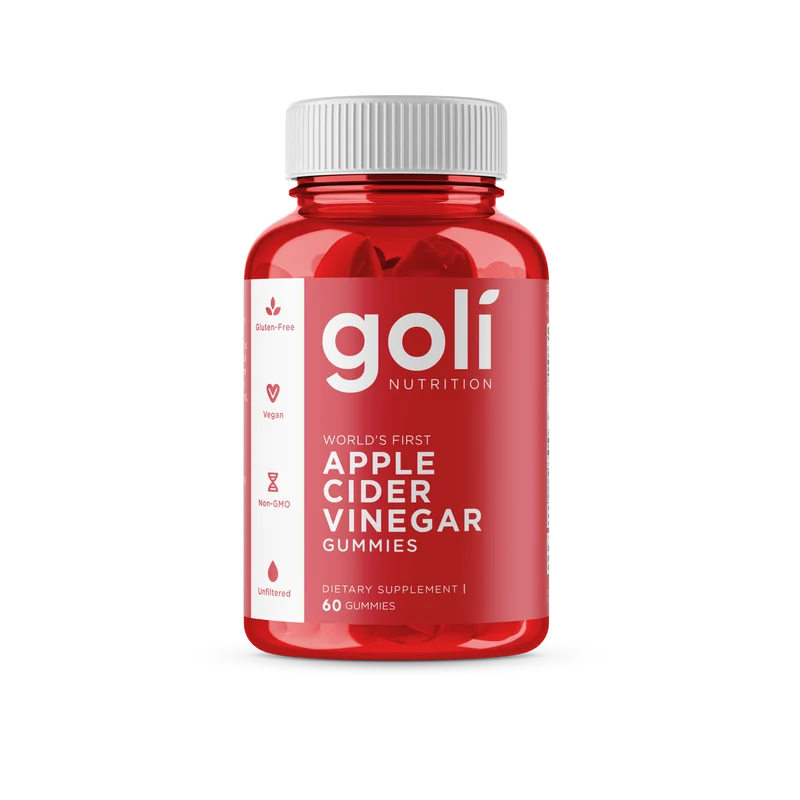 Goli Nutrition Apple Cider Vinegar Gummies 60pc