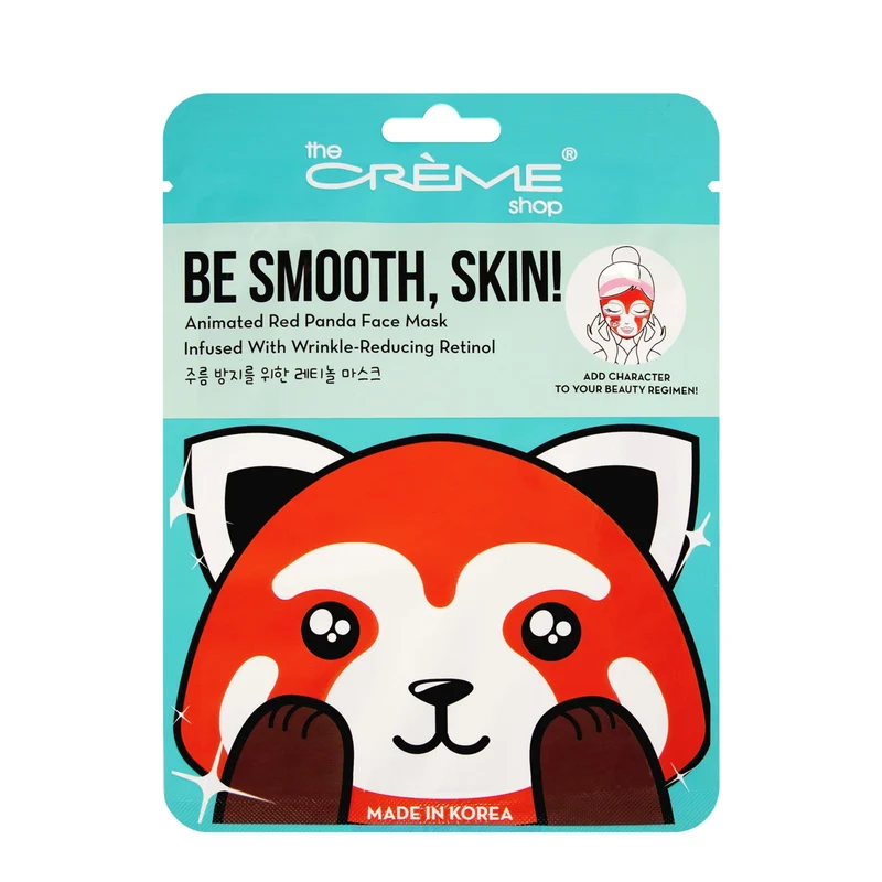 The Creme Shop Sheet Mask Be Smooth Red Panda