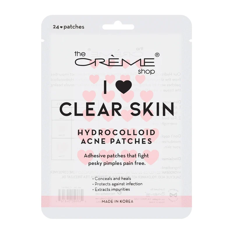 The Creme Shop Acne Patch I Heart Clear Skin 24s