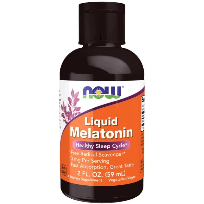 NOW FOODS Flüssiges Melatonin - Melatonin (59 ml)