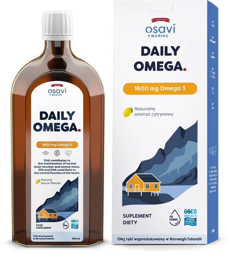 OSAVI Daily Omega 1600 mg - Zitronengeschmack (500 ml)