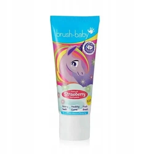 BRUSH-BABY Zahnpasta für Kinder ab 3 Jahren Erdbeere 50ml