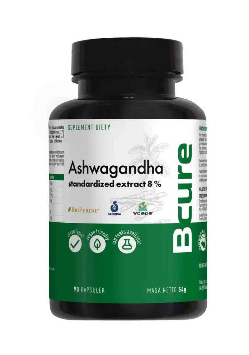 BCure Ashwagandha 90 Kapseln