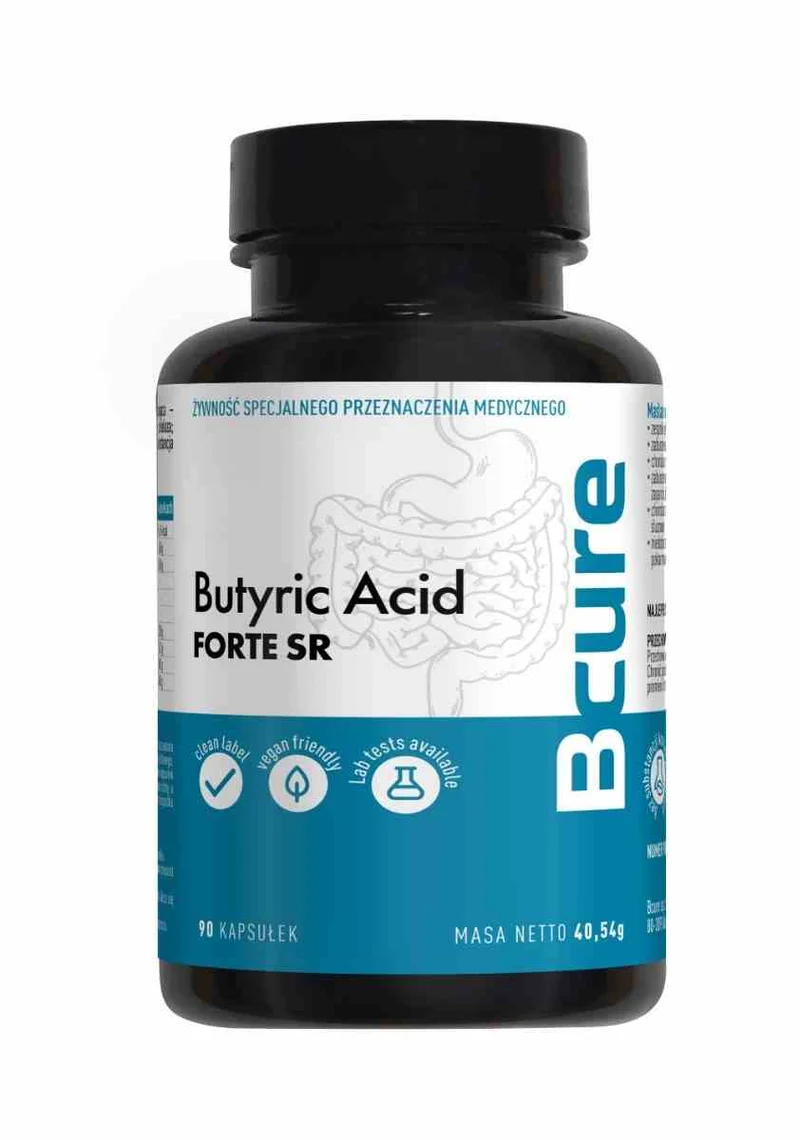 BCure Buttersäure Forte SR Natriumbutyrat 90 Kapseln