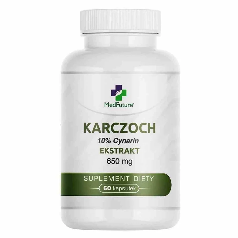 MedFuture Artischocke 10% Cynarin Extrakt 650mg 60 Kapseln
