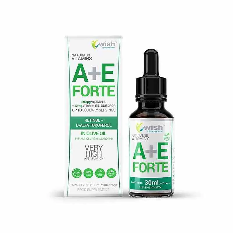 Wish Natural Vitamin A+E Forte Tropfen 30ml
