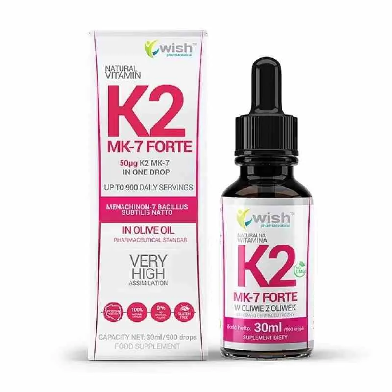 Wish Natural Vitamin K2MK-7 Forte Tropfen 30ml