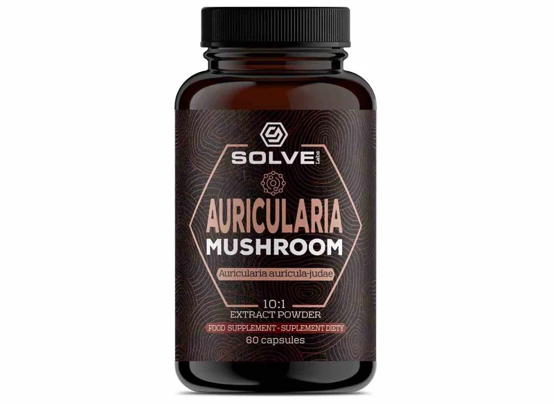 SolveLabs Auricularia (Holunder) 10:1 60 Kapseln
