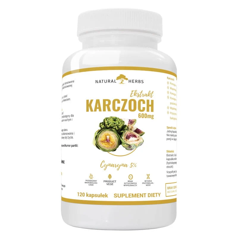 Altopharma Natural Herbs Artischocken-Extrakt 600 mg 120 Kapseln
