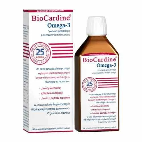 BioCardine® Omega-3 Sardinen- und Makrelenmuskelöl flüssig 200 ml