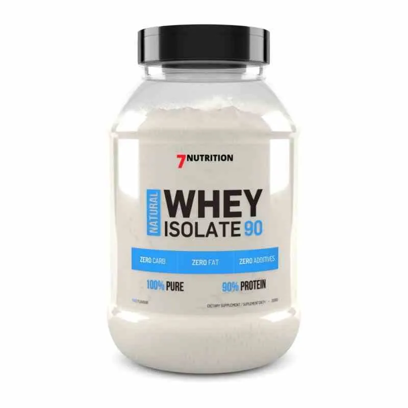 7Nutrition Natural WPI Molkenisolat 90 1000g natürlicher Geschmack