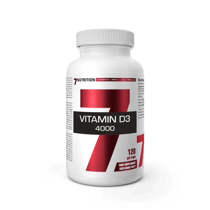 7Nutrition Vitamin D3 4000 120 Gel-Kapseln