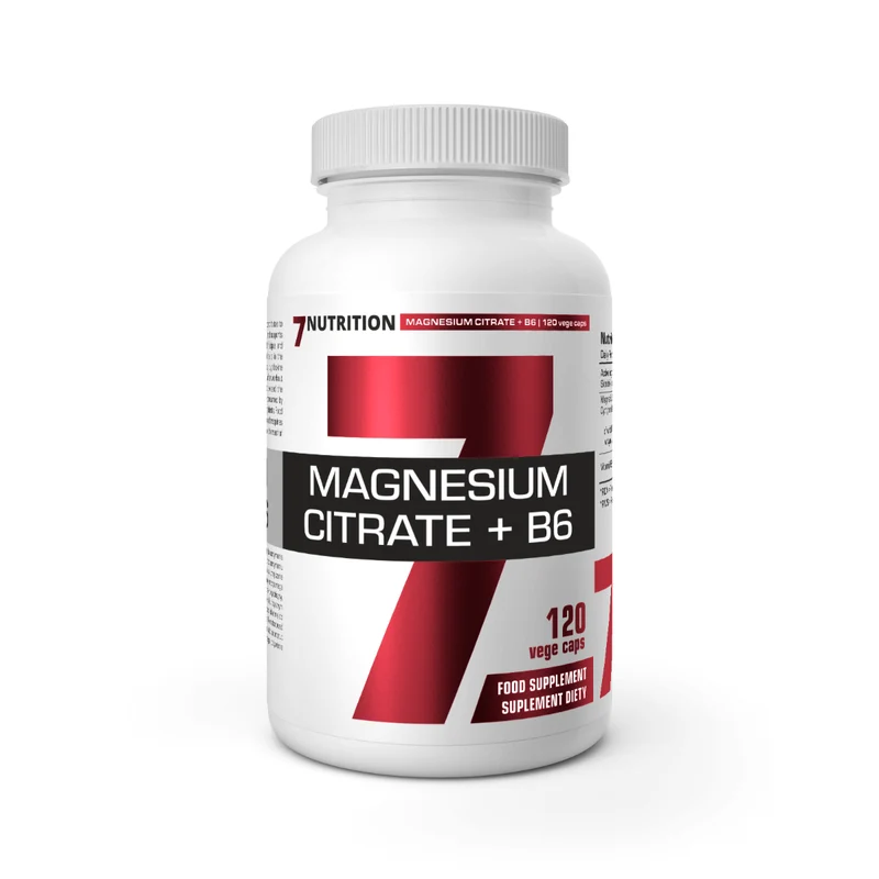 7Nutrition Magnesiumcitrat Magnesiumcitrat + B6 120 Veggie-Kapseln