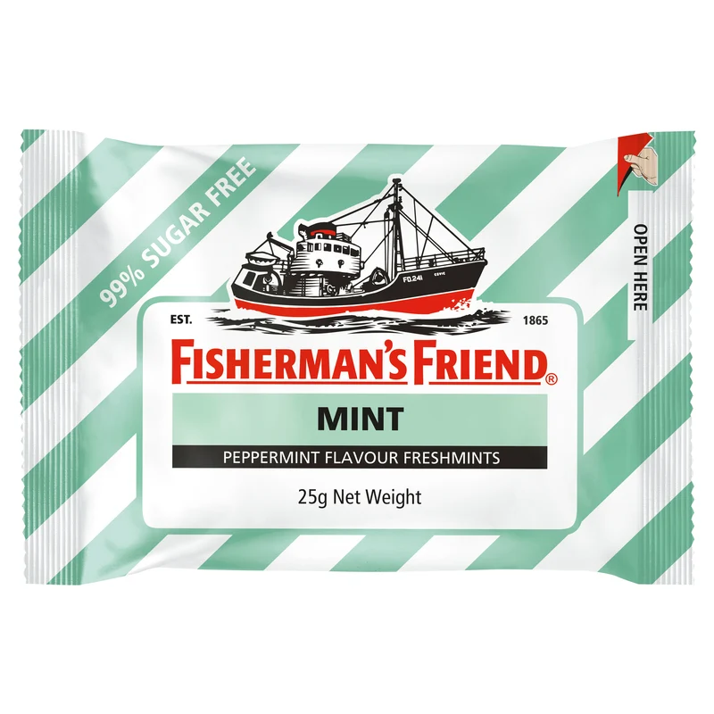 Fisherman's Friend Peppermint Sugar Free Mint 25g