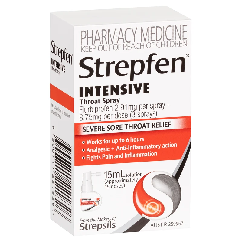 Strepfen Intensive Throat Spray with Anti Inflammatory Action 15mL