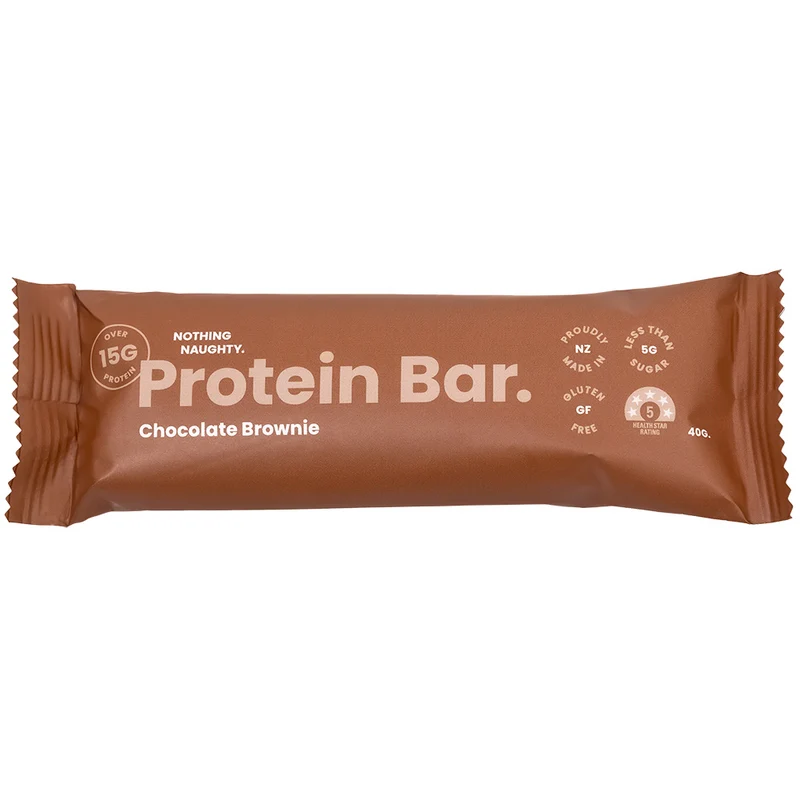 Nothing Naughty Protein Bar 40 g - Chocolate Brownie