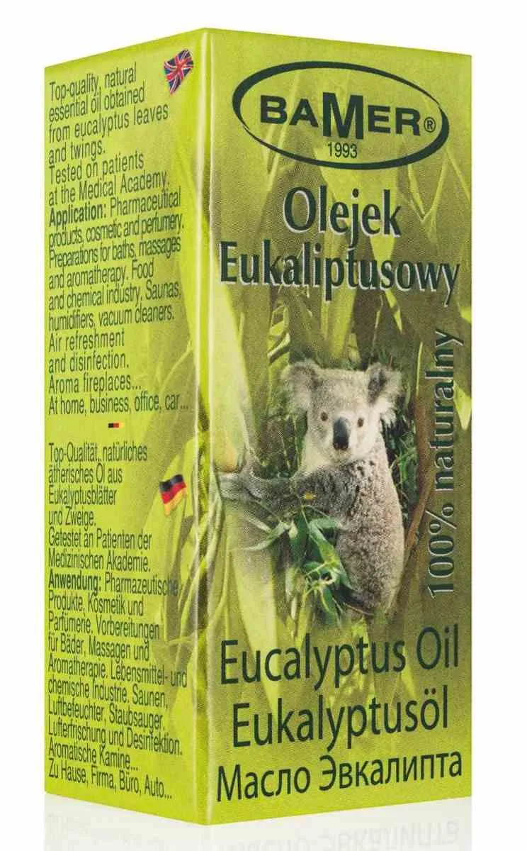 BAMER natürliches ätherisches Eukalyptusöl 7 ml