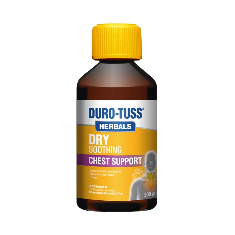 Duro-Tuss Herbals Dry Soothing Chest Support 200ml