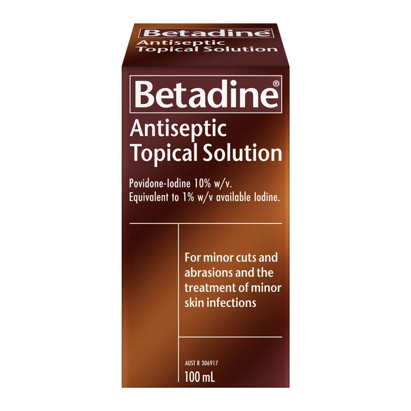 Betadine Antiseptic Topical Solution 100mL