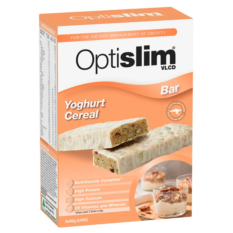 Optislim VLCD Yogurt Cereal Bar 5x60g