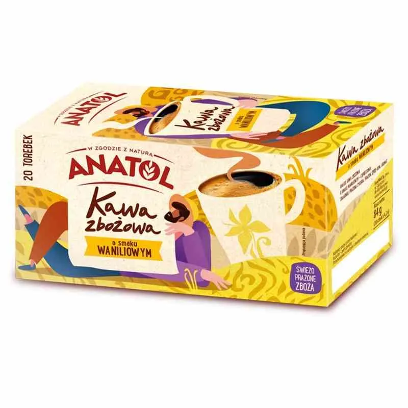 Anatol Getreidekaffee mit Vanillegeschmack 84g