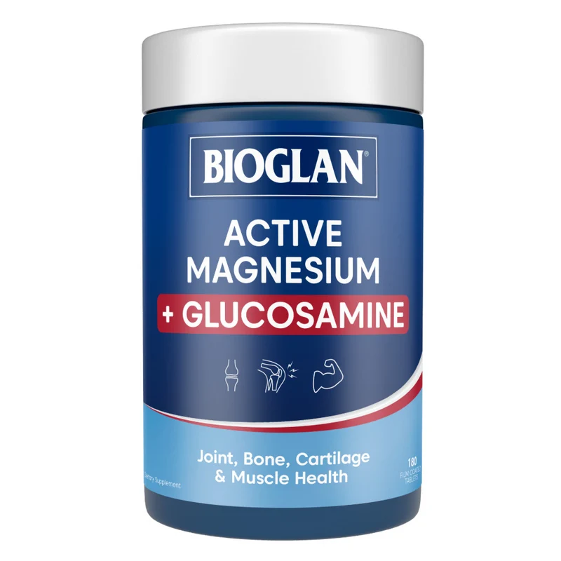Bioglan Active Magnesium + Glucosamine 180 Tablets