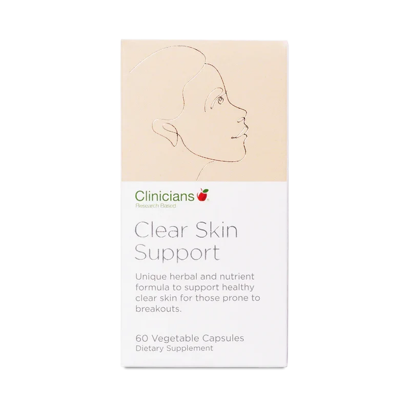 Clinicians Clear Skin Support 60 caps