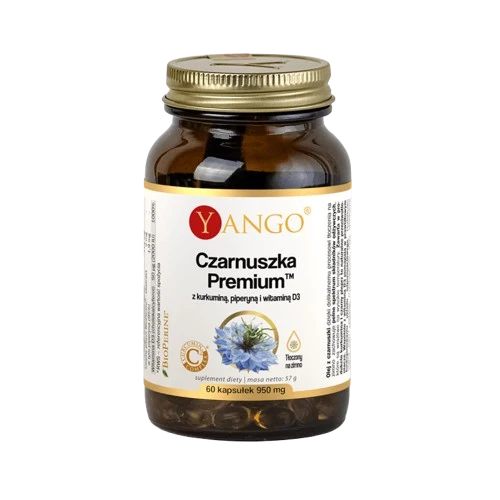 YANGO Premium Kreuzkümmel mit Curcumin, Piperin und Vitamin D3 (60 Kapseln).