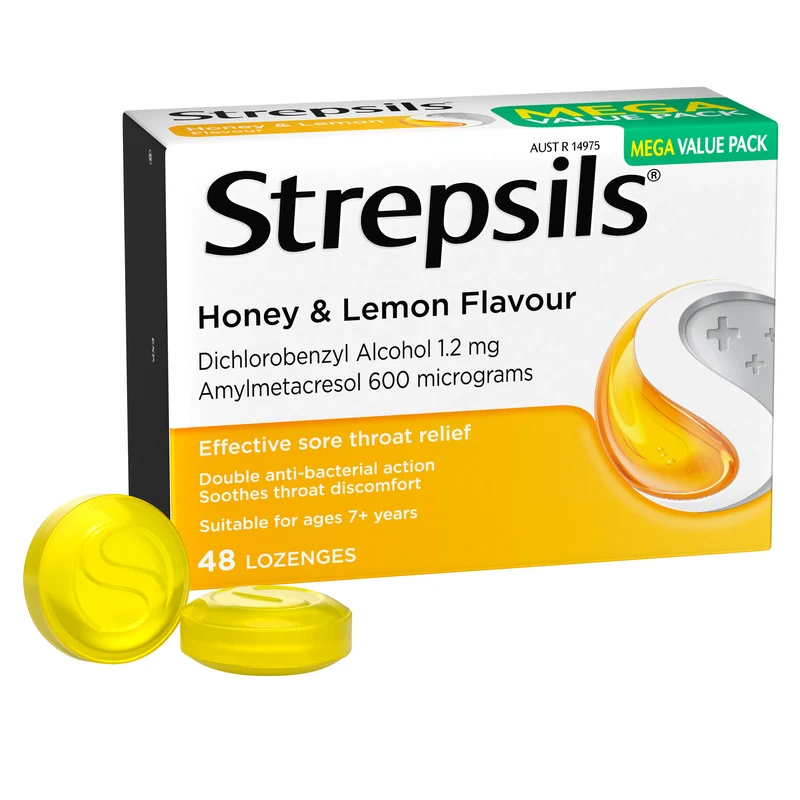 Strepsils Honey & Lemon 48 Lozenges