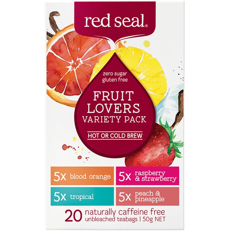 Red Seal Hot & Cold Tea Fruit Lovers Variety 20s