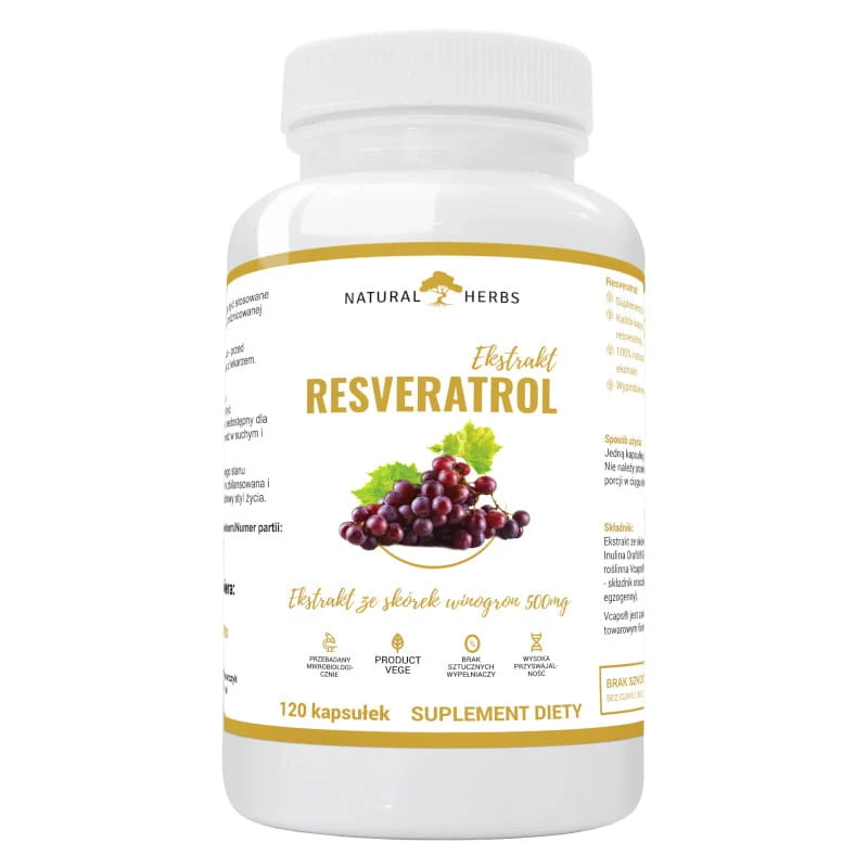Altopharma Natural Herbs Resveratrol Extrakt 500mg 120 Kapseln