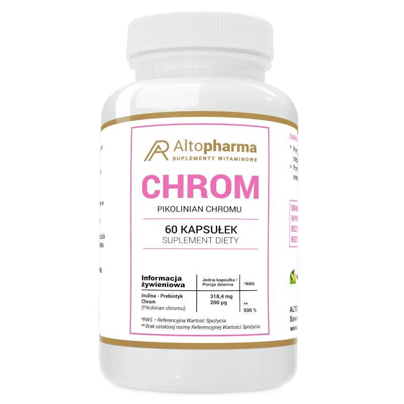 Altopharma Chrom Picolinat 200 µg + Vege Prebiotic 60 Kapseln