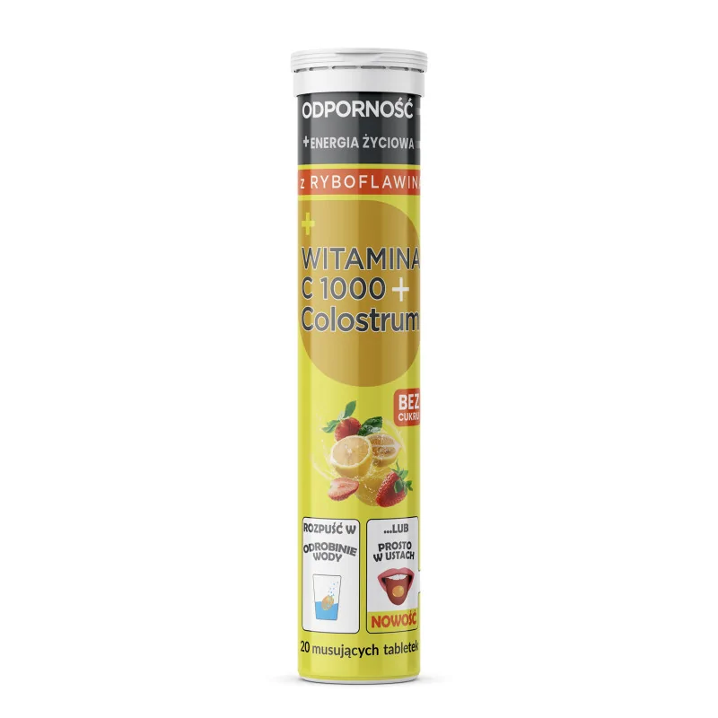Colostrum Vitamin C 1000 Duo mit Colostrum Brausetabletten 20 Tabletten