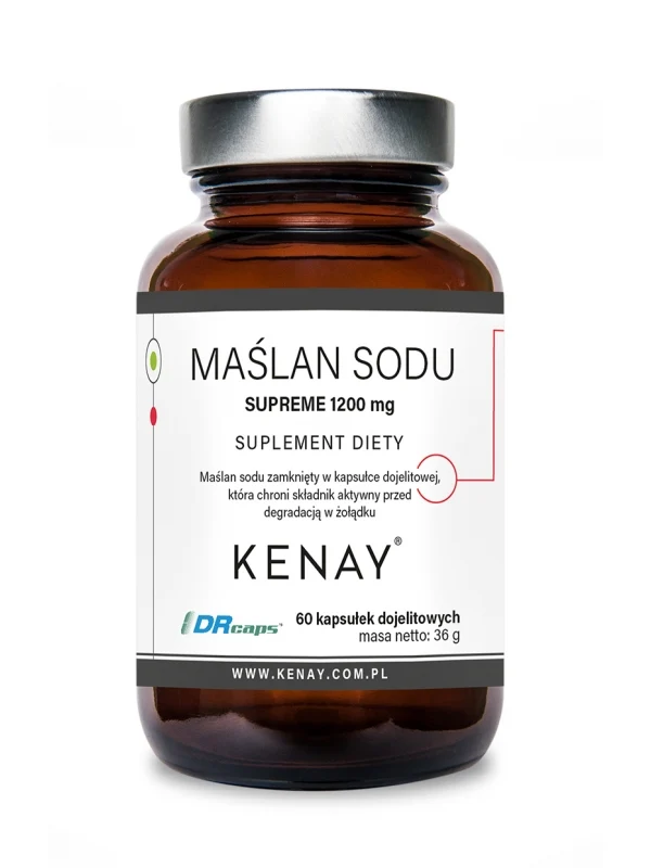 KENAY Natriumbutyrat SUPREME 1200mg 60 Kapseln.