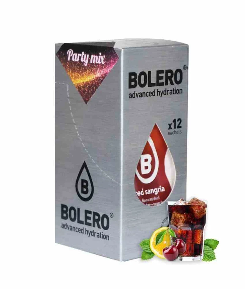 Bolero Drink Box Party Mix Geschmacksrichtungen 12 x 9g