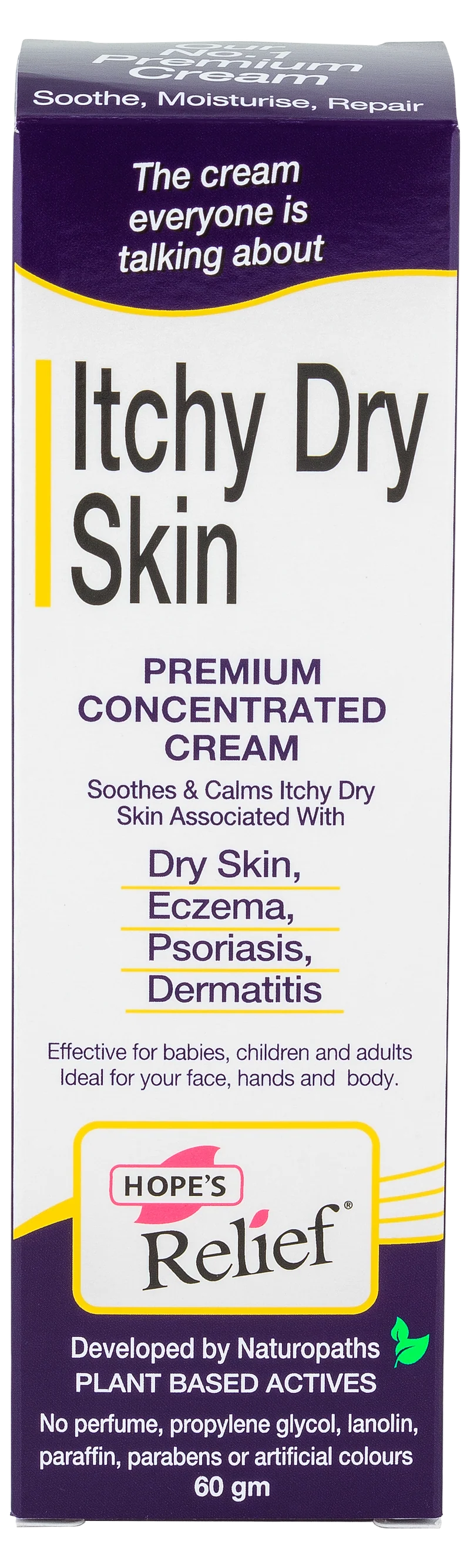 Hopes Relief Itchy Dry Skin Therapeutic Cream 60g